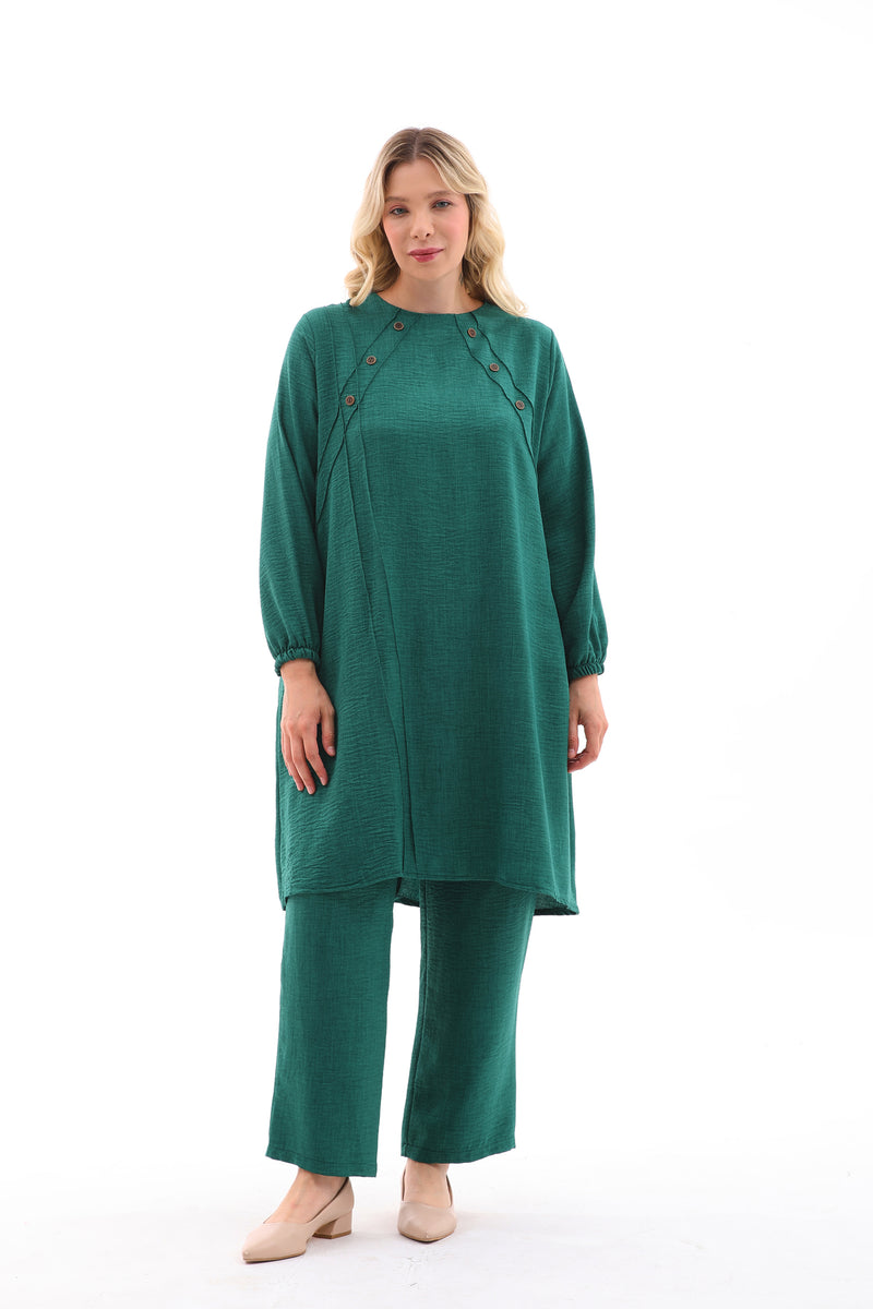 MSB Nervur Tunic Set Green