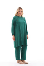 MSB Nervur Tunic Set Green