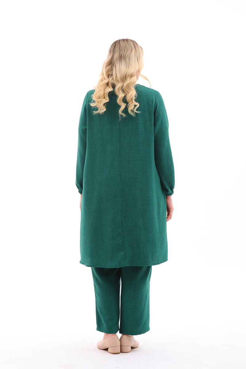 MSB Nervur Tunic Set Green