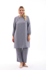 MSB Nervur Tunic Set Gray