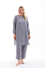 MSB Nervur Tunic Set Gray