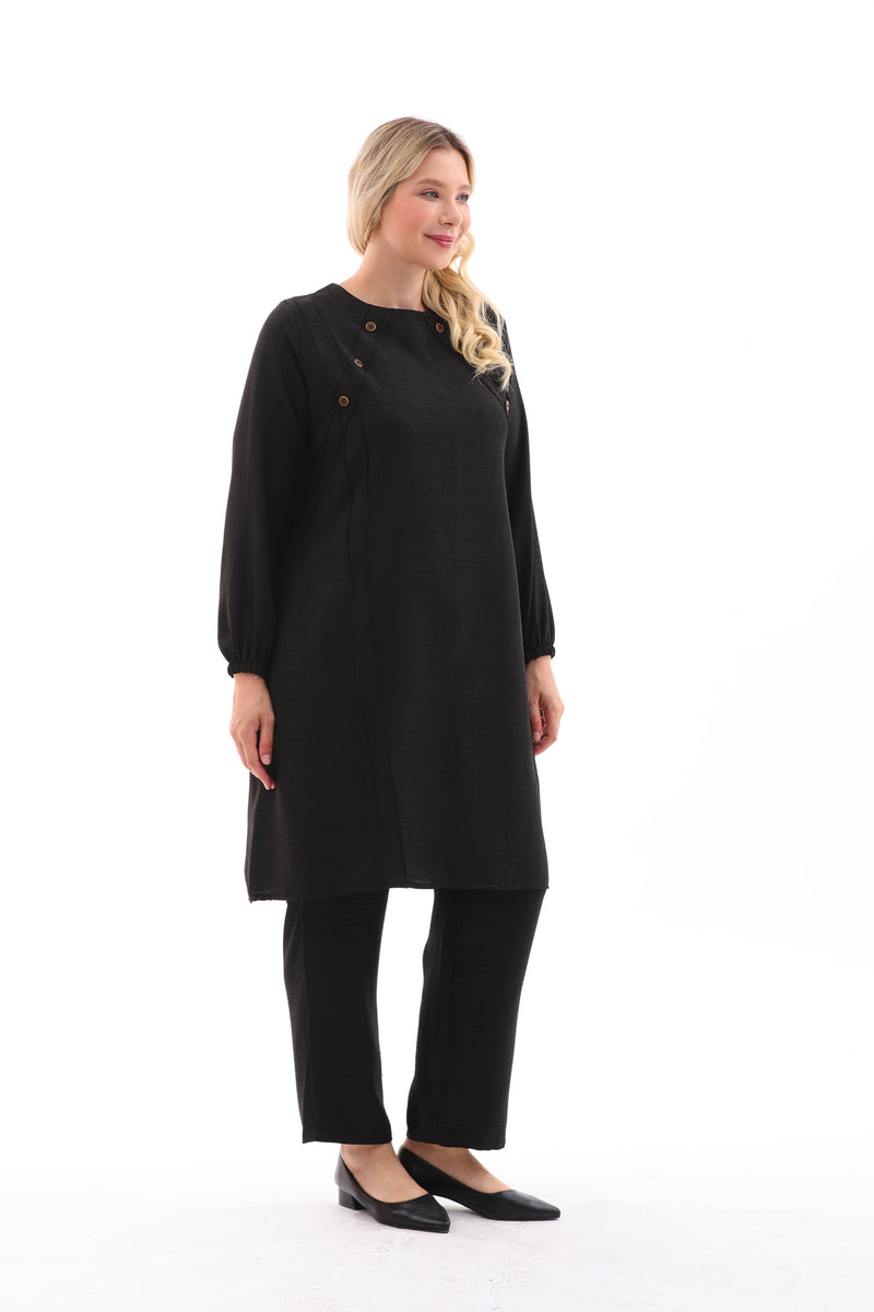 MSB Nervur Tunic Set Black