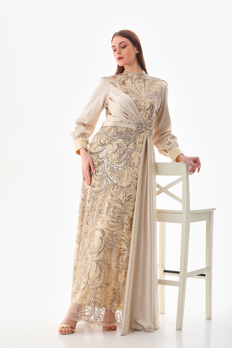 P&S Gold Gown