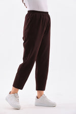 B&A Front Stitch Jogger Brown