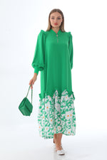 Invee 6653 Dress Green
