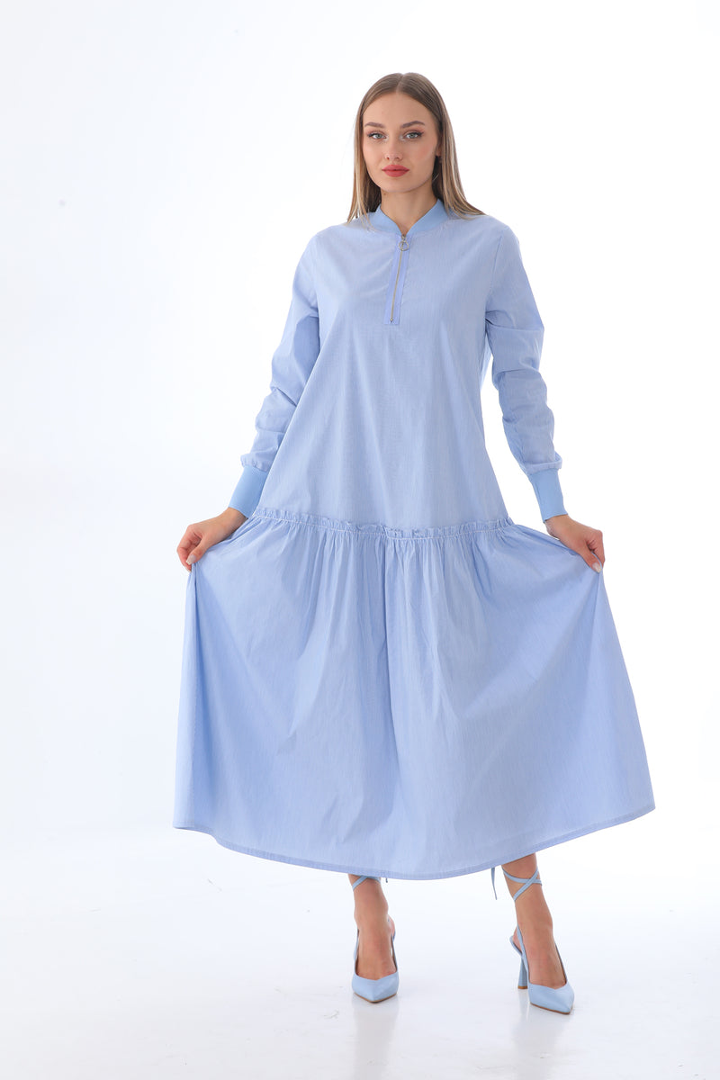 Invee 6389A Dress Blue