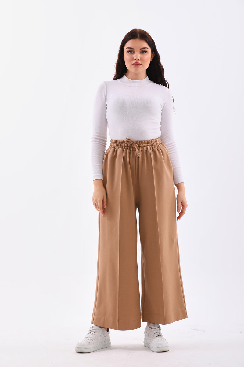 B&A Eva Wide Jogger Camel