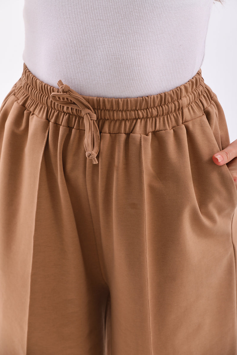 B&A Eva Wide Jogger Camel