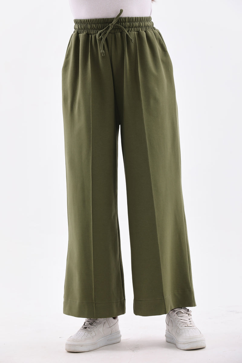 B&A Eva Wide Jogger Green