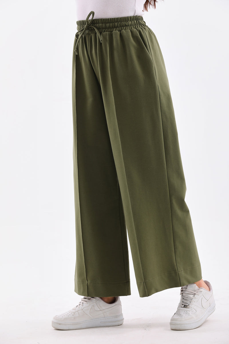 B&A Eva Wide Jogger Green
