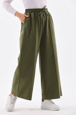 B&A Eva Wide Jogger Green