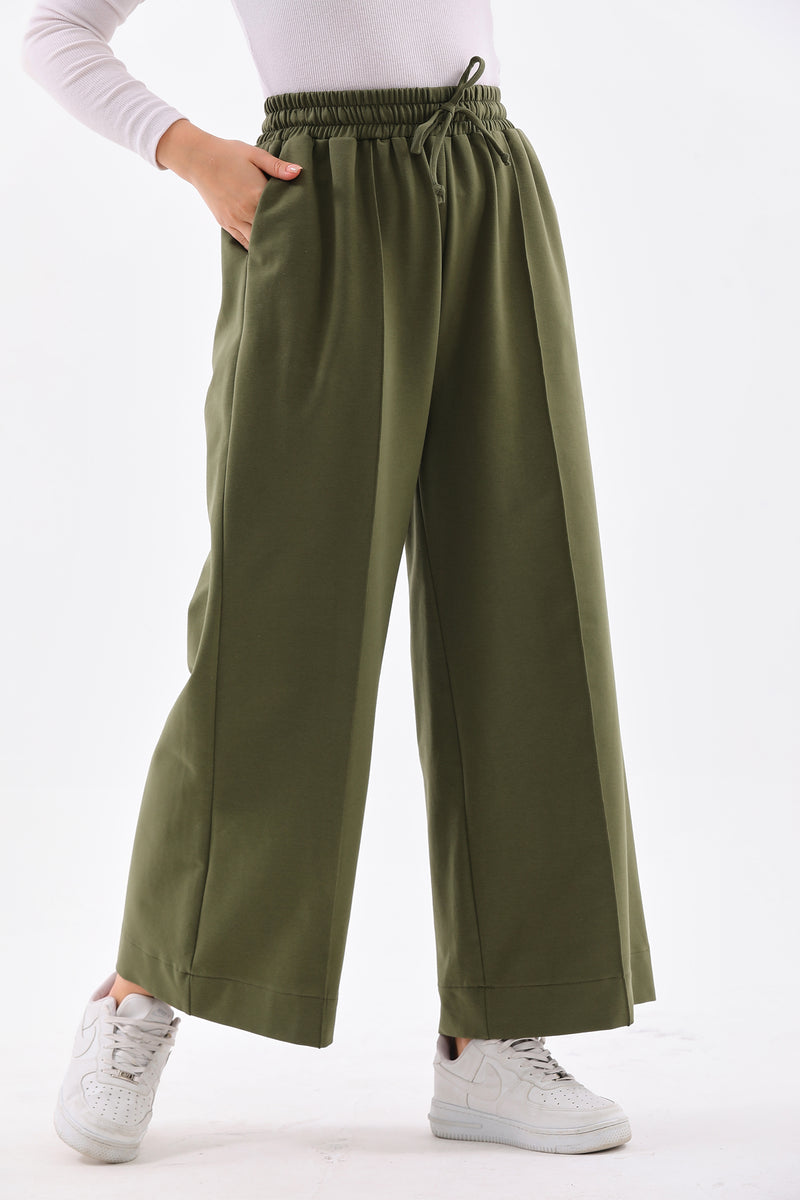 B&A Eva Wide Jogger Green