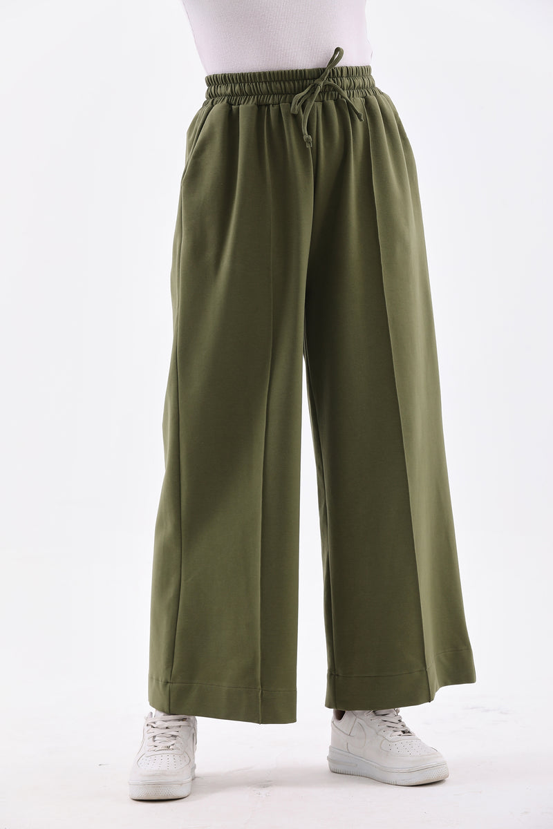 B&A Eva Wide Jogger Green