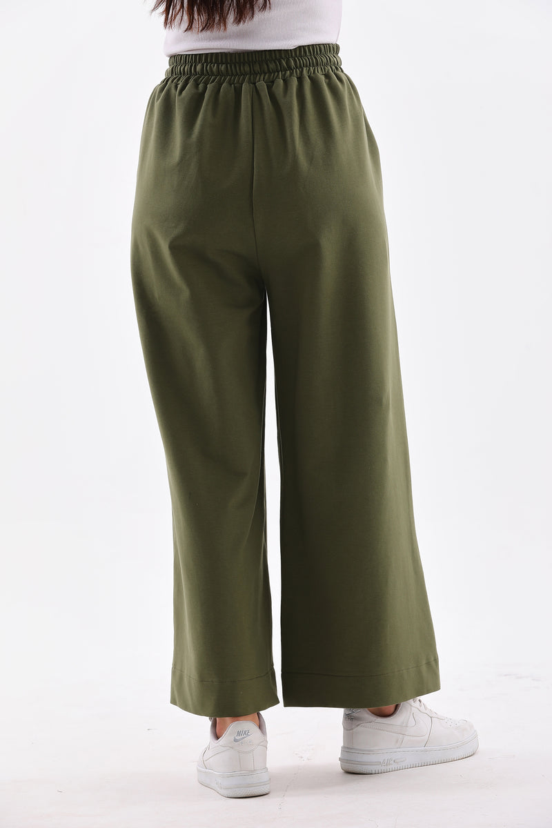 B&A Eva Wide Jogger Green