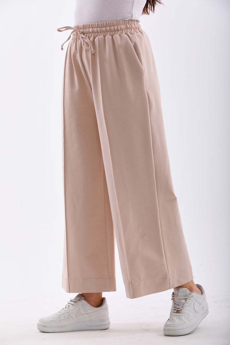 B&A Eva Wide Jogger Beige