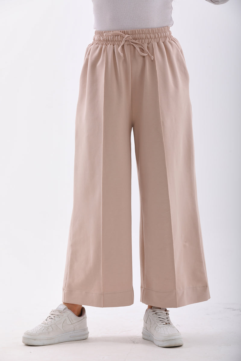 B&A Eva Wide Jogger Beige