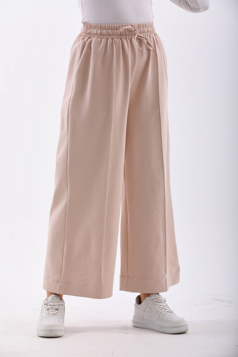 B&A Eva Wide Jogger Beige