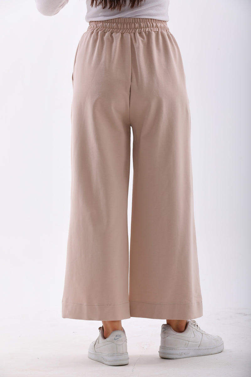 B&A Eva Wide Jogger Beige