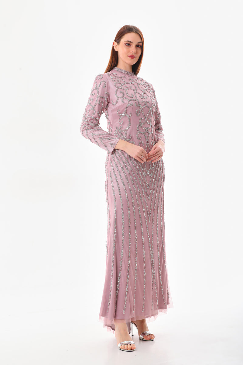 P&S Sevval Gown Lilac