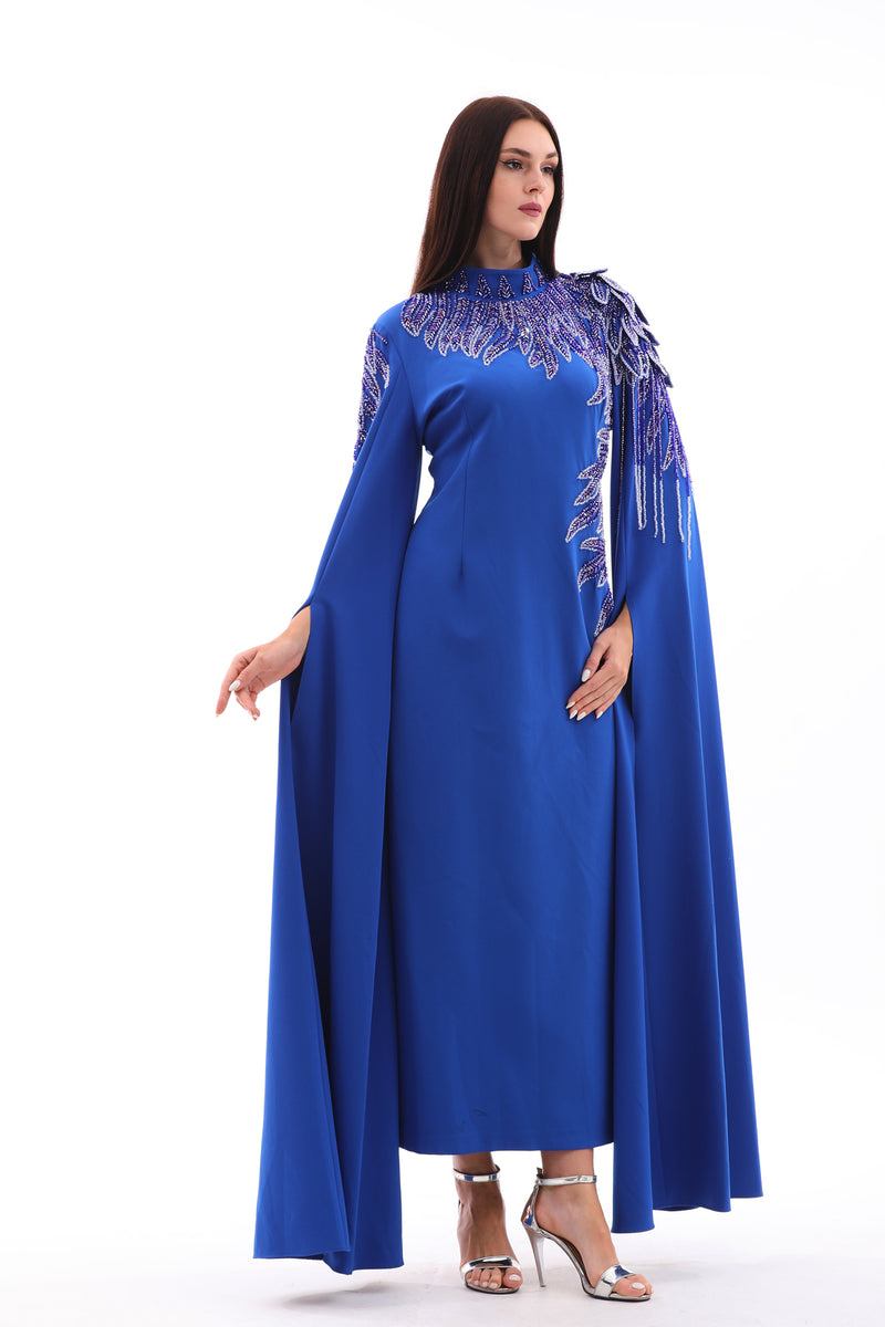W&C Bursha Plus Size Dress Sax Blue