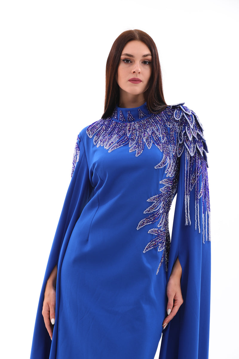 W&C Bursha Plus Size Dress Sax Blue