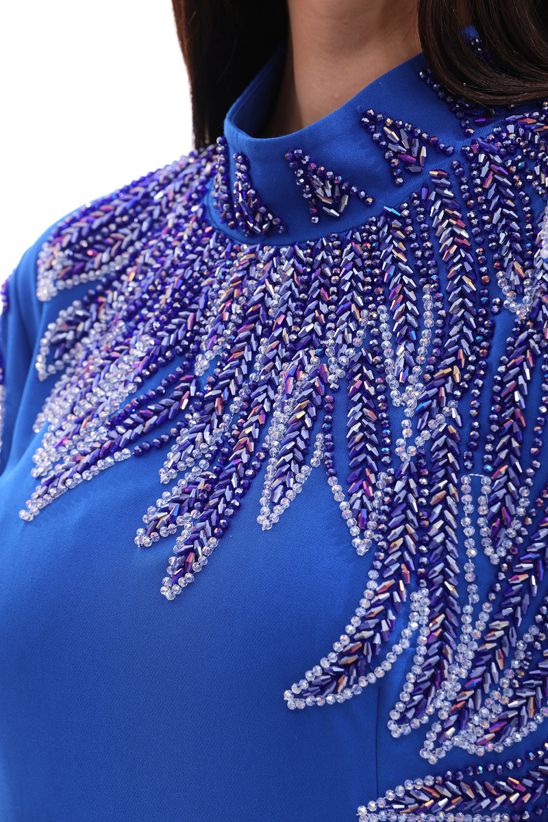 W&C Bursha Plus Size Dress Sax Blue