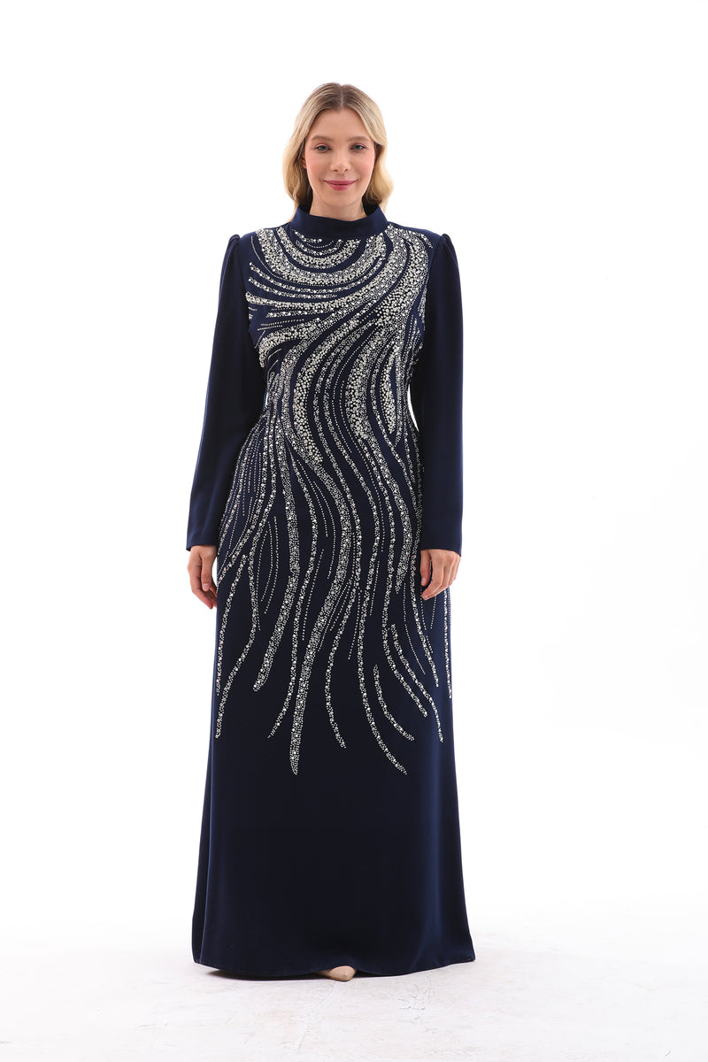 T&Y Frankly Dress Navy Blue