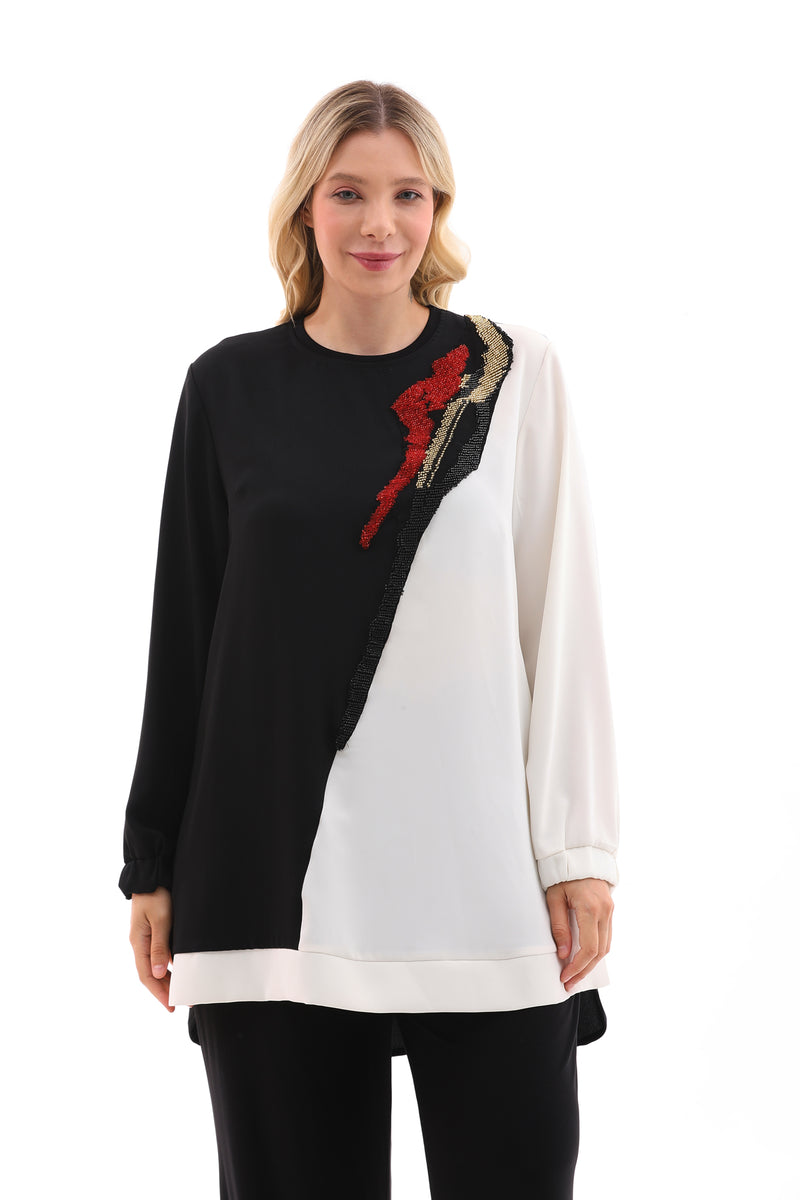 F&G Black&White Tunic