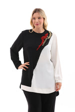 F&G Black&White Tunic