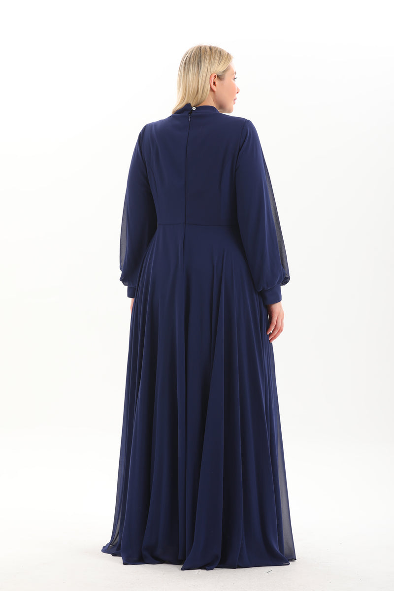 SRH Harper Dress Navy Blue