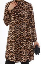 N&C 201A Cotton Tunic Leopard
