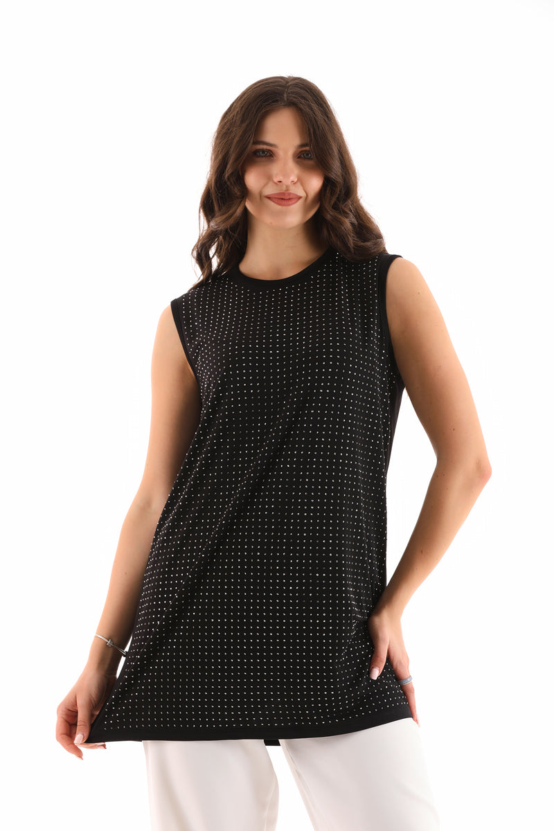 PN Beaded Inner Tunic Black