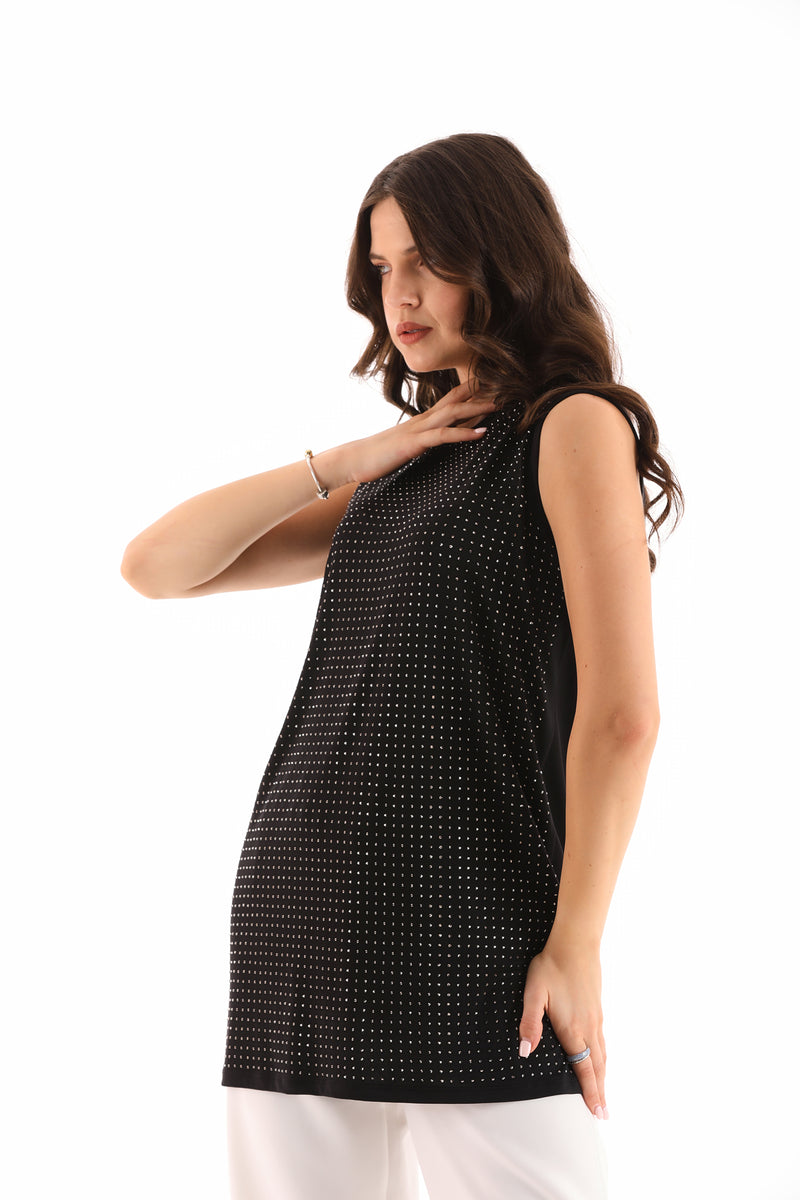 PN Beaded Inner Tunic Black