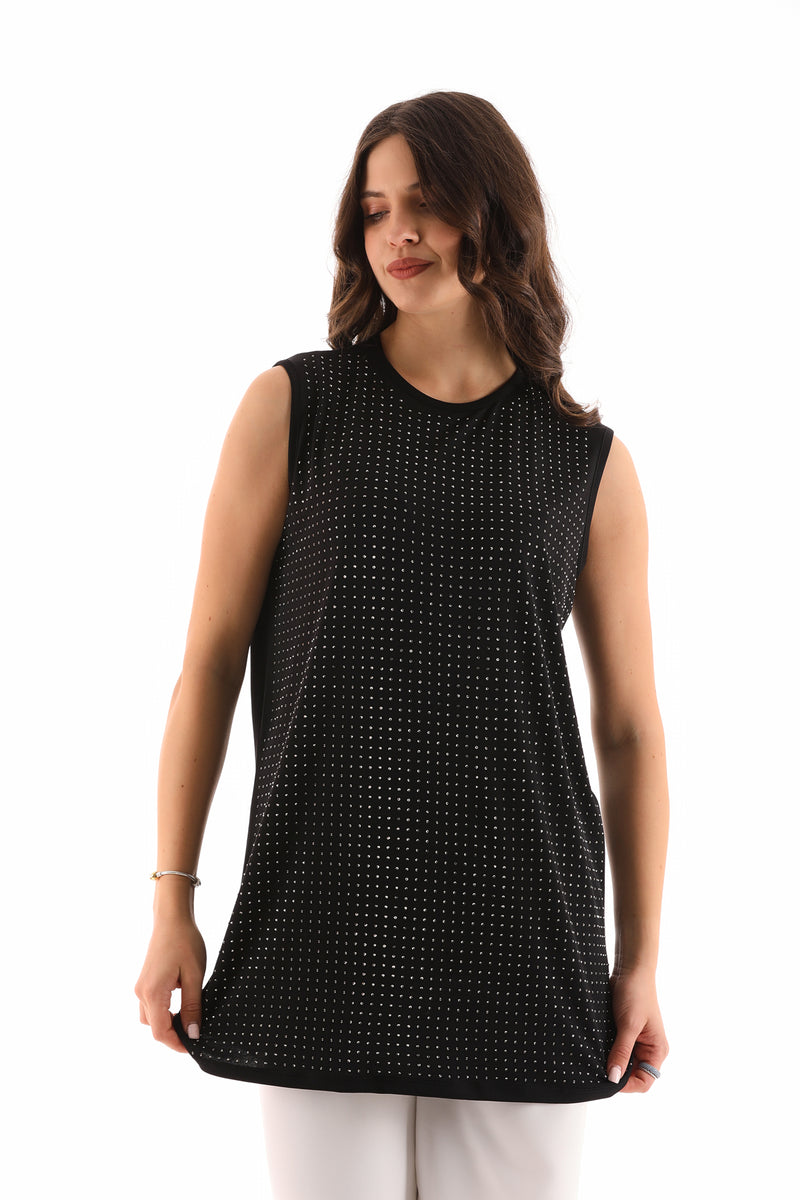 PN Beaded Inner Tunic Black