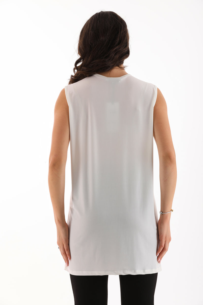 PN Beaded Inner Tunic Ecru