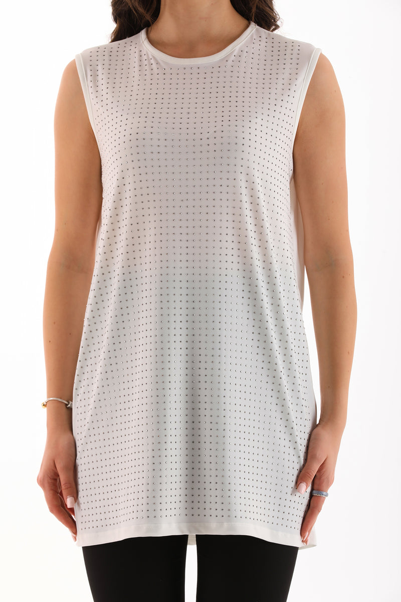 PN Beaded Inner Tunic Ecru