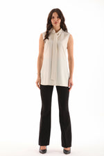 PM Sleeveless Blouse Cream