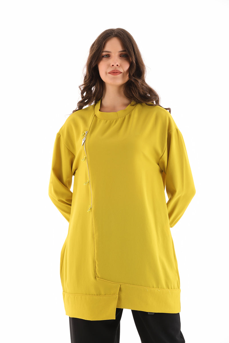 PN Side Zip Tunic Olive