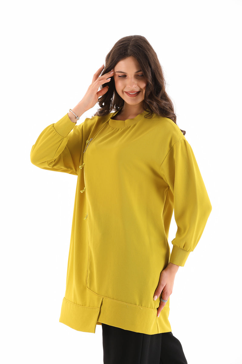 PN Side Zip Tunic Olive