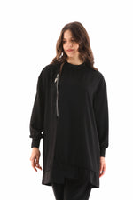 PN Side Zip Tunic Black