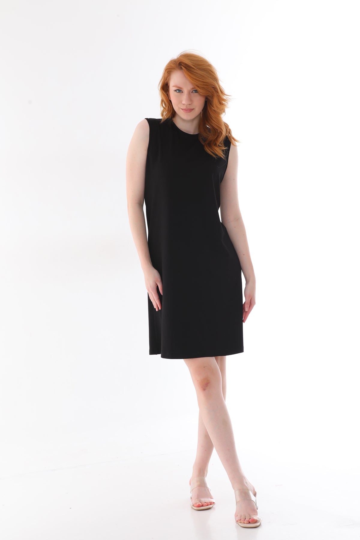 SR Sleeveless Basic Inner Tunic Black