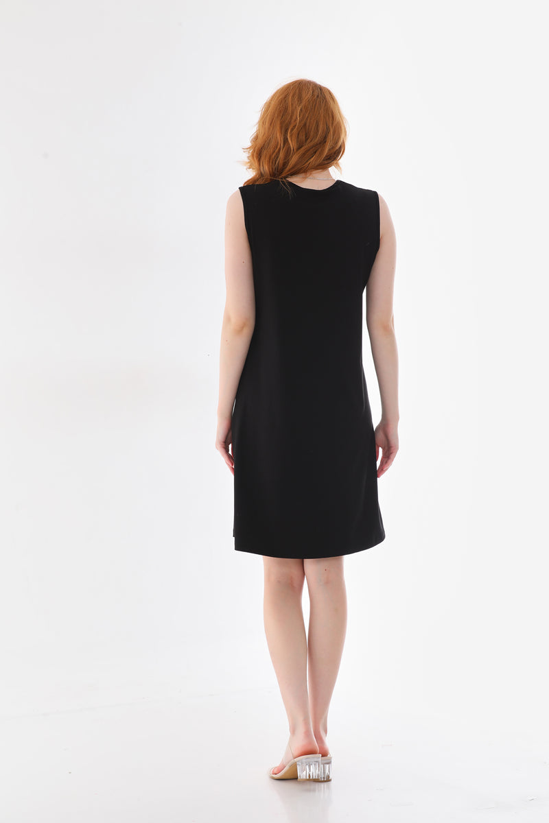 SR Sleeveless Basic Tunic Black