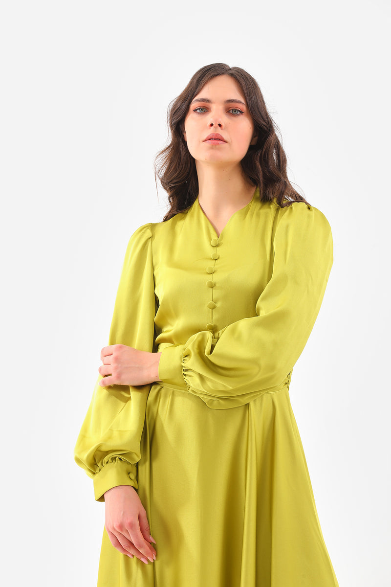 DM Amaya Special Occasion Dress Pistachio Green Moda Natty DM Amaya Special Occasion Dress Pistachio Green Moda Natty