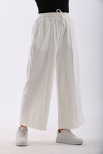 B&A Eva Wide Jogger Ecru