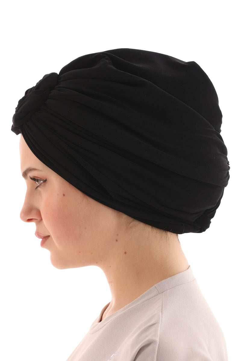 QF 1800 Handmade Turban Black