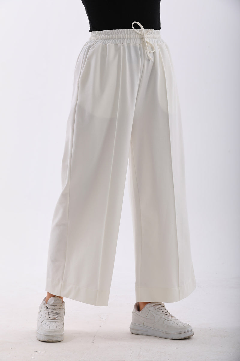 B&A Eva Wide Jogger Ecru