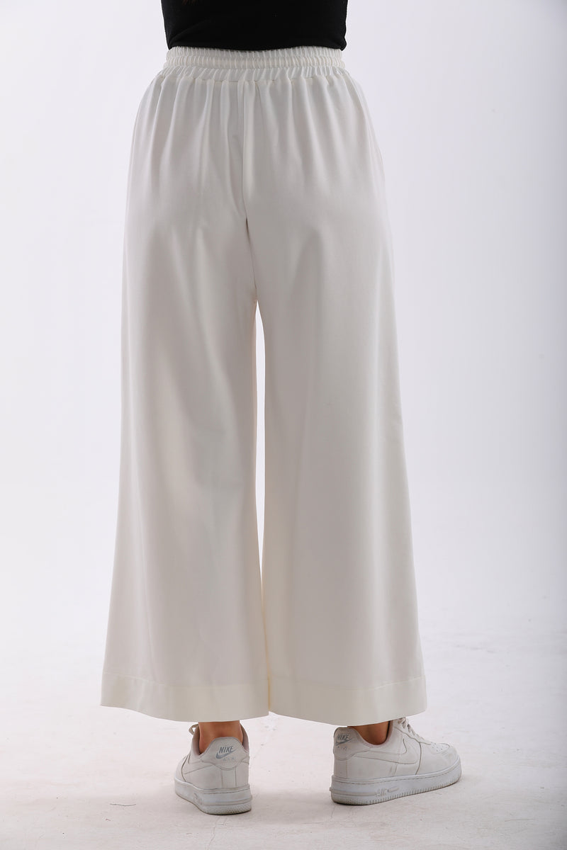 B&A Eva Wide Jogger Ecru