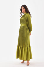 DMN Amara Dress Oil Green