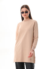 JMN Basic Cotton Tunic Beige