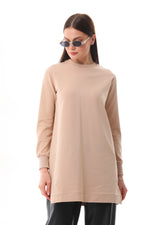 JMN Basic Cotton Tunic Beige